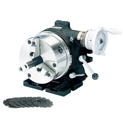 Divisor direto semi-universal altura 130mm com placa reversível ø 160mm - cs-6 vertex