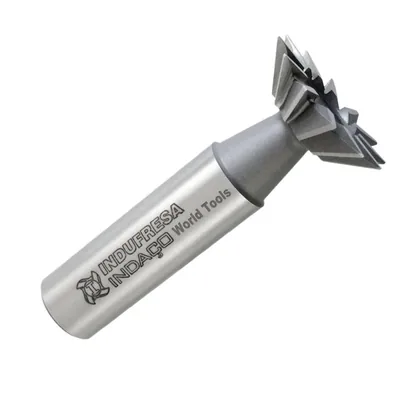 Fresa angular hss ø 25,0 x 067mm 60 graus haste cilíndrica corte a direita din1833 - 1651 indaço