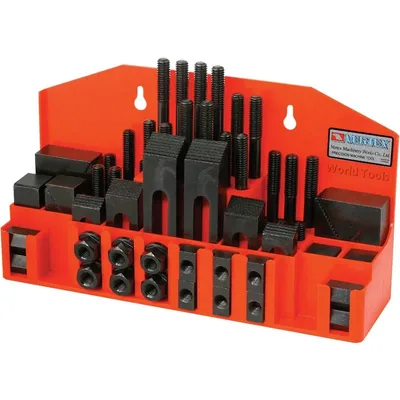 Kit de fixação com 58 peças para mesa com canal de 14,0mm fuso m12 - ck-12a vertex