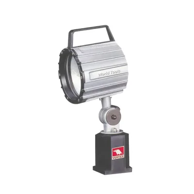 Luminária blindada com lâmpada halógena com haste curta 220v - vhl-300s vertex