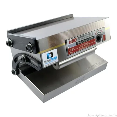 Mesa de seno magnética passo polar fino 175 x 100mm uma inclinação 0 a 60 graus - sp47s gin