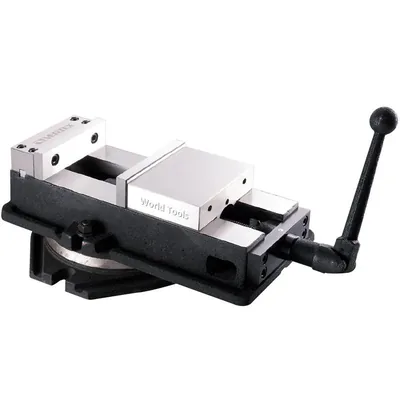 Morsa mecânica giratória abertura 0 a 230mm mordentes 155mm - vd-690 vertex