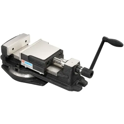 Morsa mecânica giratória abertura 0 a 085mm mordentes 125mm - vk-5 vertex