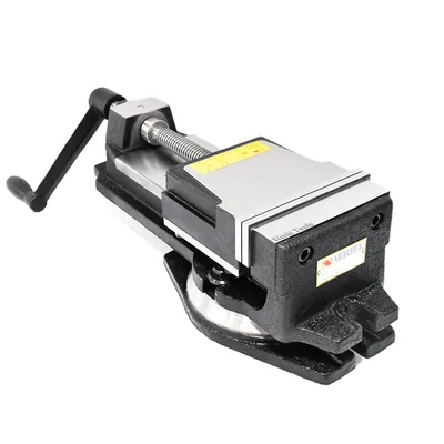 Morsa mecânica giratória abertura 0 a 112mm mordentes 150mm - vk-6 vertex