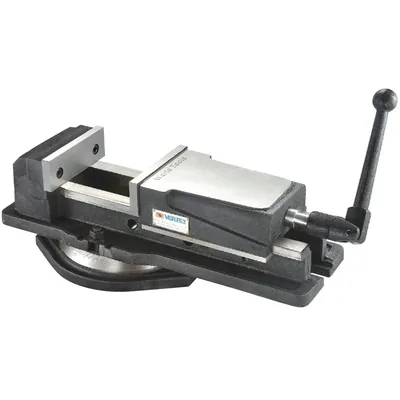 Morsa mecânica giratória abertura 0 a 245mm mordentes 130mm - vj-500 vertex