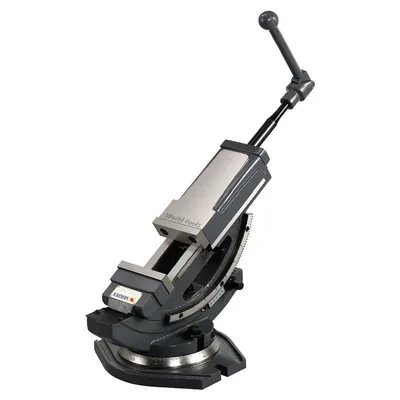 Morsa giratória inclinável em 50 graus abertura de 0 a 220mm altura 230mm - vwt-4b vertex