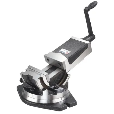 Morsa giratória inclinável em 90 graus abertura de 0 a 100mm altura 160mm - vwt-5 vertex