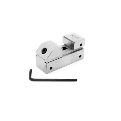 Mini morsa de precisão retificada abertura 0 a 20mm mordentes de 25mm - vmv-10 vertex