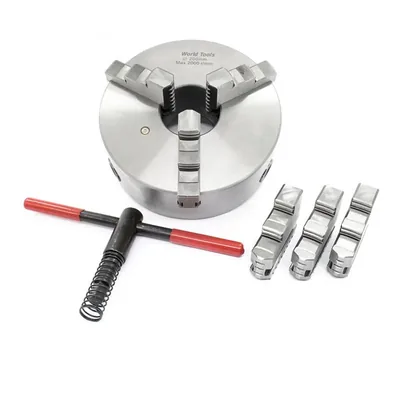 Placa de torno 3 castanhas universais ø 200mm com furação traseira - k-11200 viber