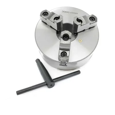 Placa de torno 3 castanhas reversíveis ø 125mm com furação traseira - k-11125a world tools