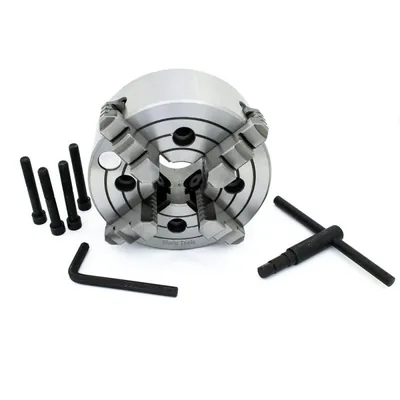 Placa de torno 4 castanhas independentes ø 0160mm com furação frontal - k-72160 viber