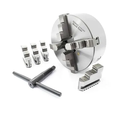 Placa de torno 4 castanhas universais ø 315mm com furação traseira - k-12315 world tools