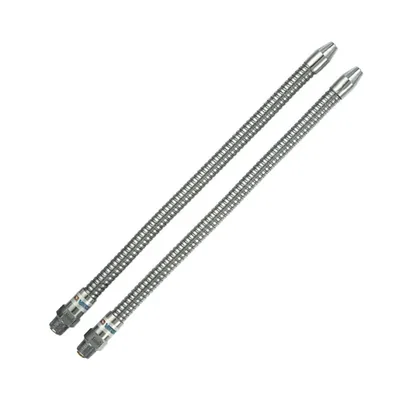 Flexível metálico p/refrigeração rosca 1/4" x 320mm - vms-1/4" vertex