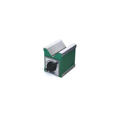 Bloco em v magnético com força de 70kgf e dimensões 070 x 060 x 073mm - 6890-702 insize