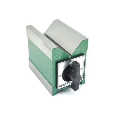 Bloco em v magnético com força de 80kgf e dimensões 100 x 070 x 095mm - 6801-1202 insize