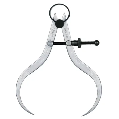 Compasso externo com mola tamanho 250mm capacidade 0 a 240mm - 7244-250 insize