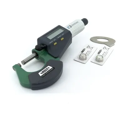 Micrômetro digital 2 teclas 0 a 025 x 0,001mm milesimal - 3109-25a insize