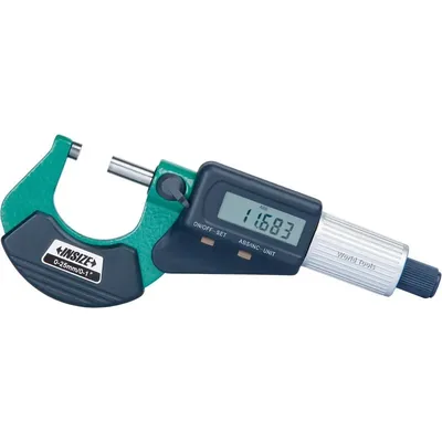 Micrômetro digital 2 teclas 075 a 100 x 0,001mm milesimal - 3109-100a insize