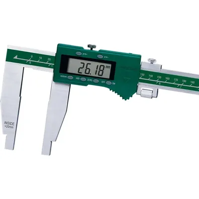 Paquímetro para serviços pesados digital 0 a 1000 x 0,01mm bico de 200mm - 1106-1003 insize