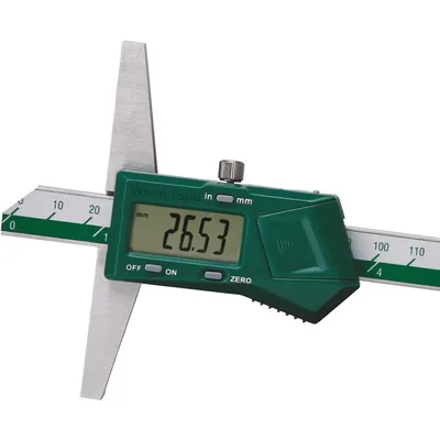 Paquímetro digital de profundidade high speed 0 a 500 x 0,01mm com saída usb - 1141-500a insize