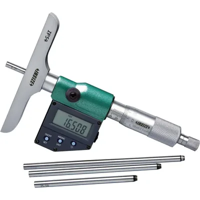 Micrômetro digital profundidade 0 a 300 x 0,001mm base 101,5mm - 3540-300 insize