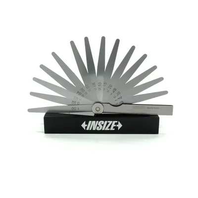 Calibre de folga comprimento de 100mm com 17 peças 0,02 a 1,00mm - 4602-17 insize