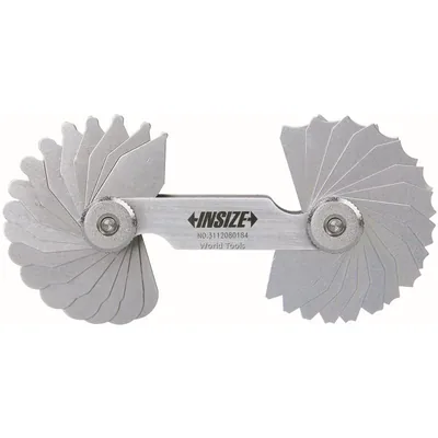 Calibre de raios côncavos e convexos com 30 peças 15,5 a 25,0mm - 4801-15 insize