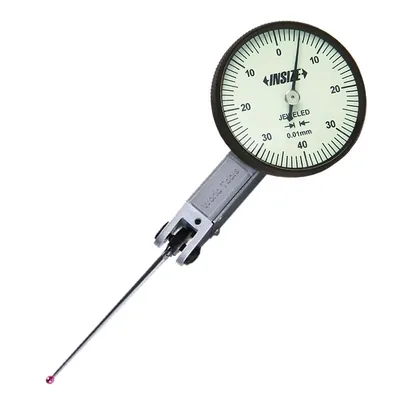 Relógio apalpador 0 a 0,8 x 0,01mm com ponta longa com mostrador de 38,4mm - 2390-082 insize