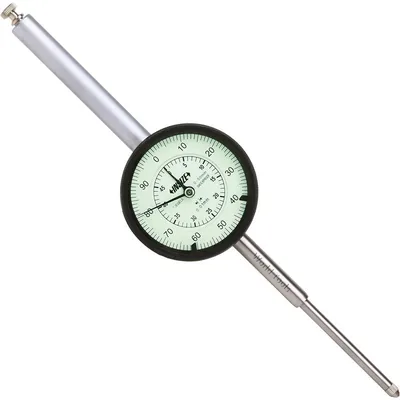 Relógio comparador 0 a 80 x 0,01mm com curso longo com mostrador de 58mm - 2309-80 insize