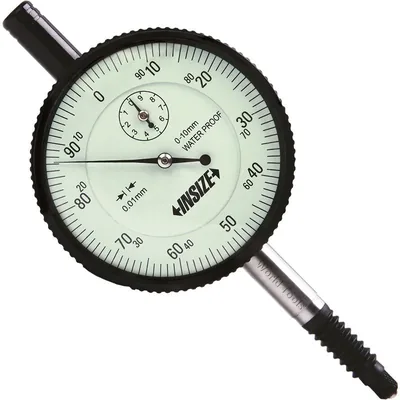 Relógio comparador 0 a 10 x 0,01mm com mostrador de 58mm resistente a agua - 2324-10 insize