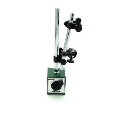 Base magnética 060kgf p/relógio haste fixa ø 12 x 176mm ø 10 x 150mm c/ajuste fino - 6201-60 insize