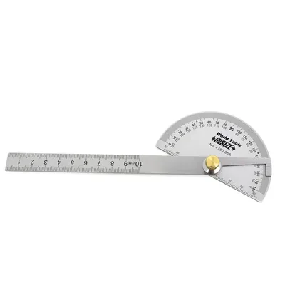 Transferidor de ângulo simples 0 a 180 graus 085 x 150mm - 4780-85a insize