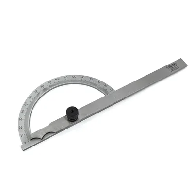 Transferidor de ângulo simples tipo meia lua 0 a 180 graus 120 x 150mm - 4799-1120 insize