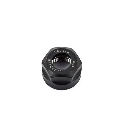 Porca para fixação de pinças er-20a m25 x 1,50 sextavada - p-er20a mawbra