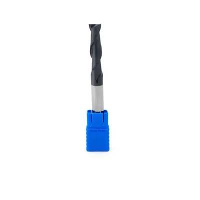 Fresa metal duro 45hrc reta 2 cortes ø 10,0 - 100 - 40,0mm h10 média tialn - guran