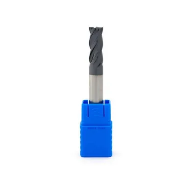 Fresa metal duro 45hrc reta 4 cortes ø 12,0 - 075 - 30,0mm h12 curta tialn - guran