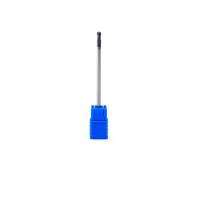 Fresa metal duro 45hrc esférica 2 cortes ø 04,0 - 075 - 08,0mm h04 média tialn - guran