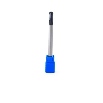 Fresa metal duro 45hrc esférica 2 cortes ø 05,0 - 075 - 10,0mm h05 média tialn - guran