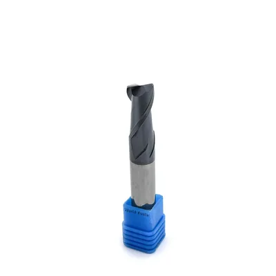 Fresa metal duro 45hrc toroidal 2 cortes ø 12,0 - r1,0 - 075 - 30,0mm h12 tialn - dry cut