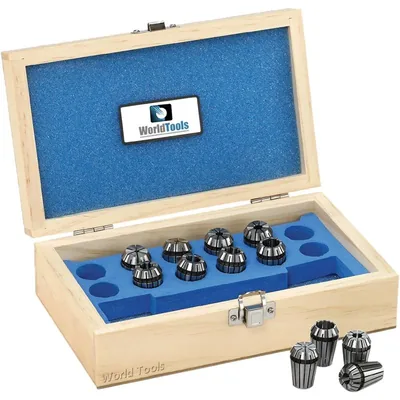 Jogo de pinças er-20 din6499 ø 2,0 a 13,0mm precisão 0,015mm com 12 pinças - er20-12pcs viber