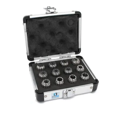 Jogo de pinças er-20 din6499 ø 2,0 a 13,0mm precisão 0,015mm com 12 pinças - er20-12pcs daigo