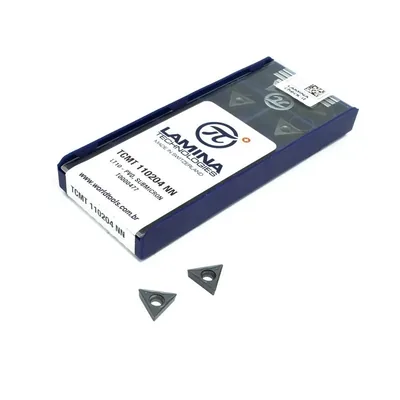 Inserto para torneamento tcmt 110204 nn lt10 - lamina