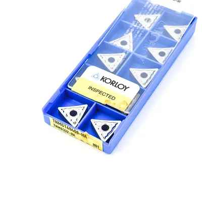 Inserto para torneamento tnmg 160408-ha h01 para alumínio - korloy