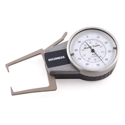 Medidor externo com relógio 0 a 020 x 0,01mm haste de 080mm - 114.825 digimess