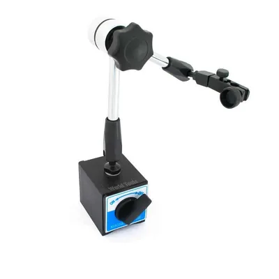 Base magnética 080kgf p/relógio haste articulável mecânica 290mm c/ajuste fino - 411d-290 daigo