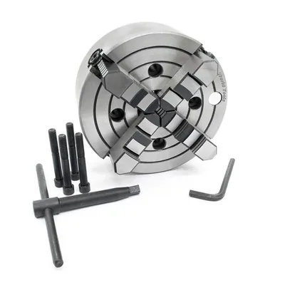 Placa de torno 4 castanhas independentes ø 0500mm com furação frontal - k-72500 world tools