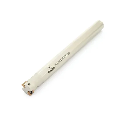 Fresa de topo ø 12 x 120mm 2 cortes haste ø 11,0mm para inserto aplx e apkt 0602 - guran