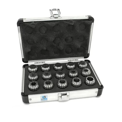 Jogo de pinças er-25 din6499 ø 2,0 a 16,0mm precisão 0,015mm com 15 pinças - er25-15pcs daigo