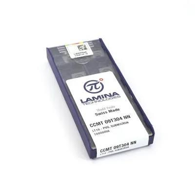 Inserto para torneamento ccmt 09t304 nn lt10 - lamina