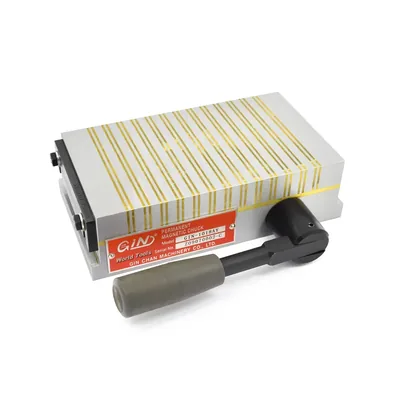 Mesa magnética permanente 175 x 100 x 52mm passo polar 1,6 + 6,0mm - 1018ay gin